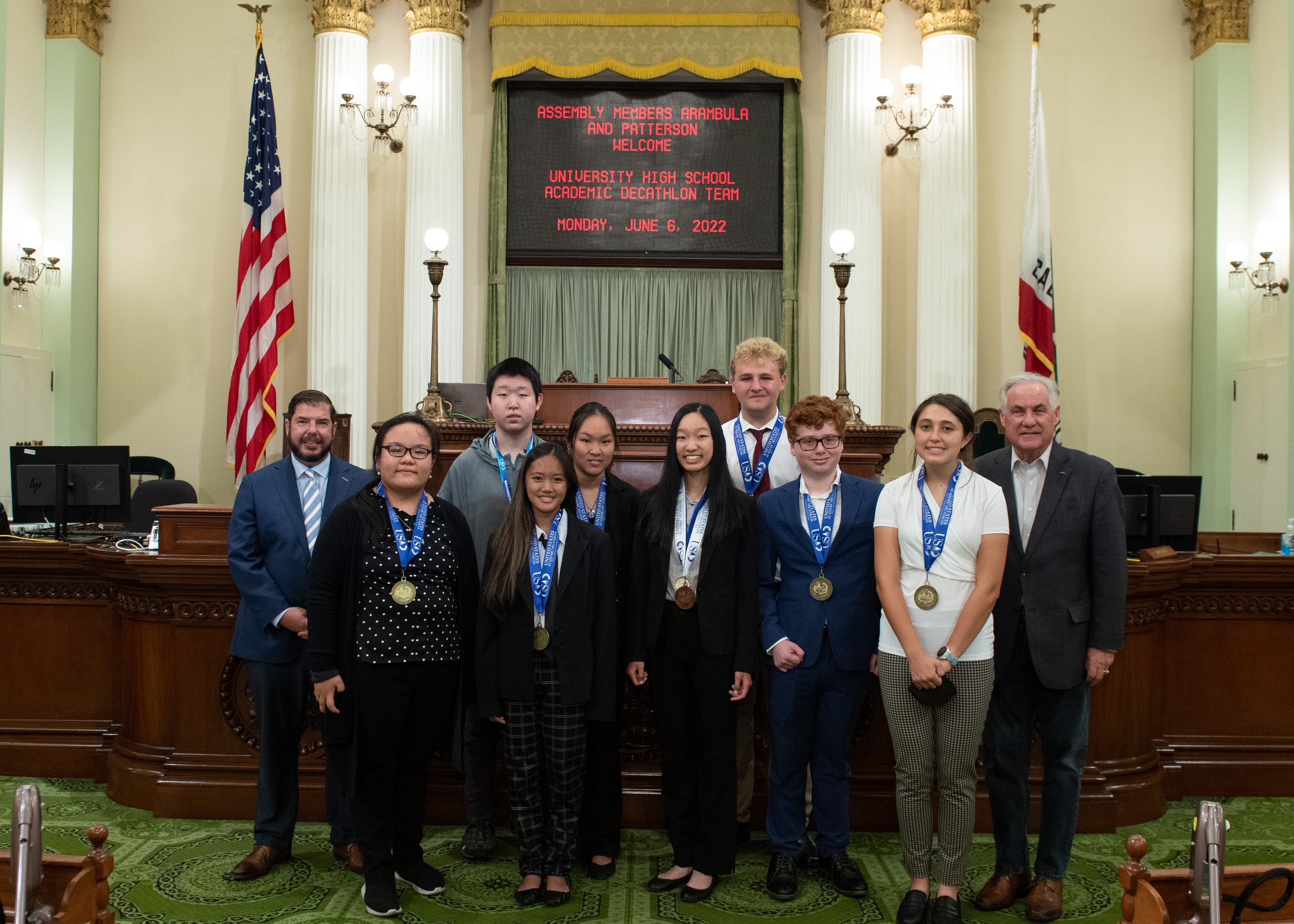 Academic Decathlon 2022 Winning Team! 