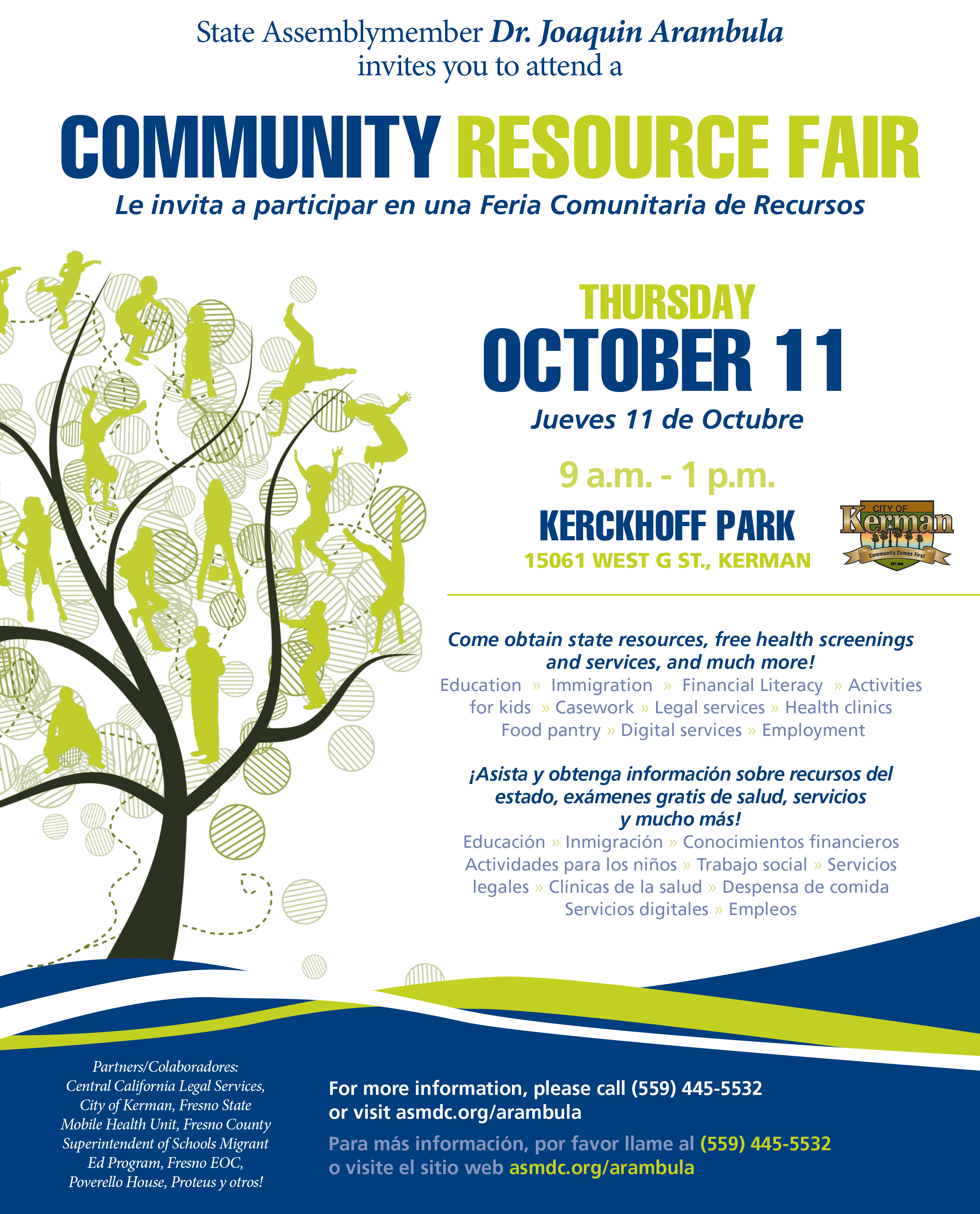 Community Resource Fair Flyer - Kerman, CA