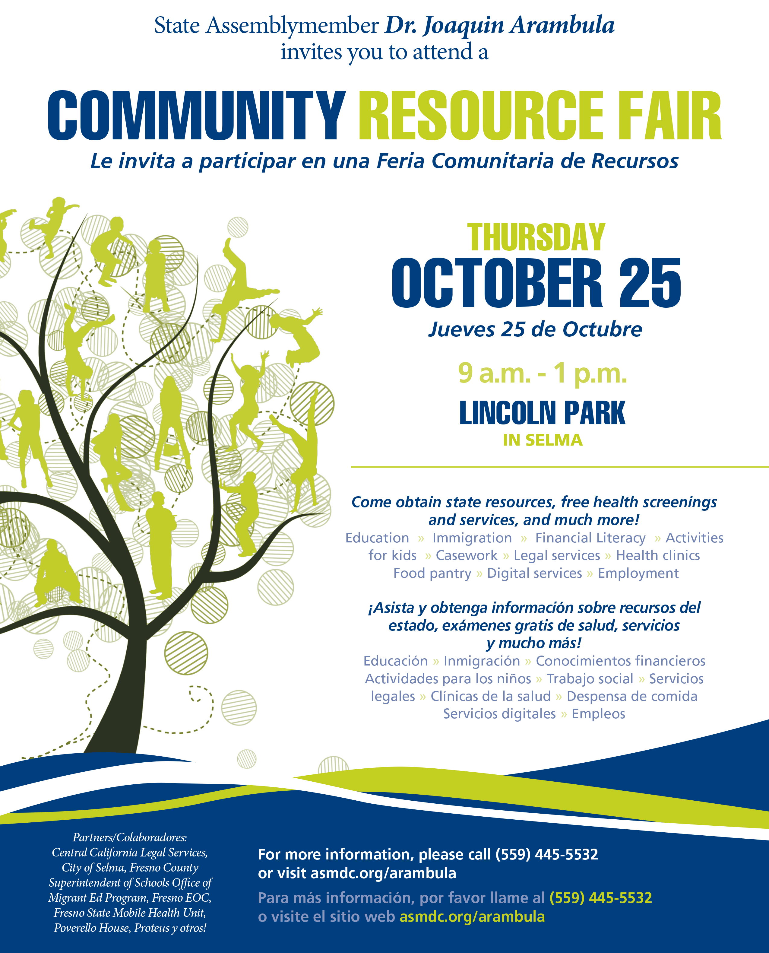 Community Resource Fair Flyer - Selma, CA