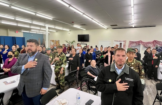 Assemblymember Arambula participated in the SGU Veterans and Families of California reception in October at The Fresno Center.