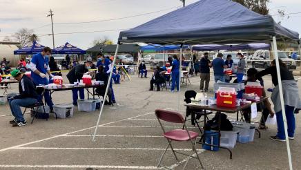 The rural community of Lanare was one of the locations for COVID-19 vaccination clinics offered by Assemblymember Dr. Joaquin Arambula and partners that, for this event, included the Leadership Counsel of Justice and Accountability. This clinic was held March 11, 2021.
