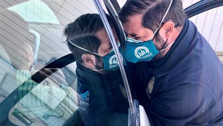 Assemblymember Dr. Joaquin Arambula administers a COVID-19 vaccine during a clinic in Cantua Creek on March 20, 2021.