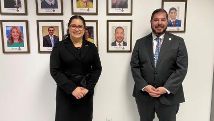 Assemblymember Arambula is seen here with General Consul Adriana González Carrillo of the Mexican Consulate in Fresno.