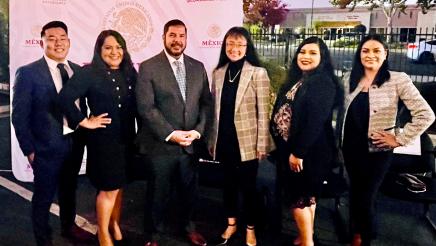 Assemblymember Dr. Joaquin Arambula is seen with members of his district team at the November 12, 2021 ceremony.