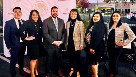 Assemblymember Dr. Joaquin Arambula is seen with members of his district team at the November 12, 2021 ceremony.