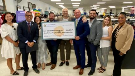 On October 5, 2022, Assemblymember Arambula presented a $1.5 million check representing a State allocation to Neighborhood Industries of Fresno to help support its expansion efforts.