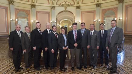 Assemblymember Dr. Arambula with visiting Central Valley EDC
