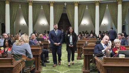Assemblymember Arambula Walks with Woman of the Year Mao Misty Her