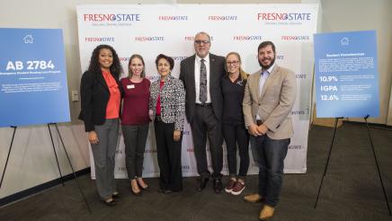 Assemblymembers Dr. Arambula and Caballero at Student Homelessness Press Conference