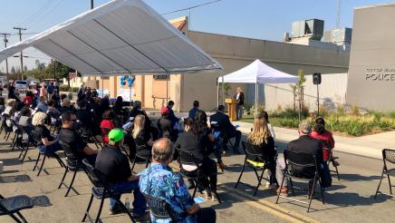 A ribbon-cutting ceremony was held on October 29, 2020 for the new Selma Police Department headquarters, which replaced an aging and crowded facility.